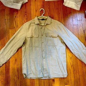 ASOS beige medium button down shirt